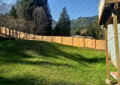 Residential Cedar Estate Fence