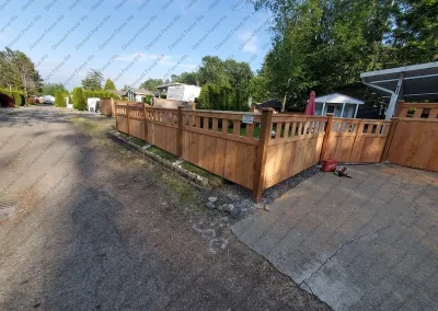Residential Cedar Lexington Fence