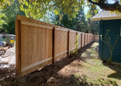 Residential Rambler Cedar Fence
